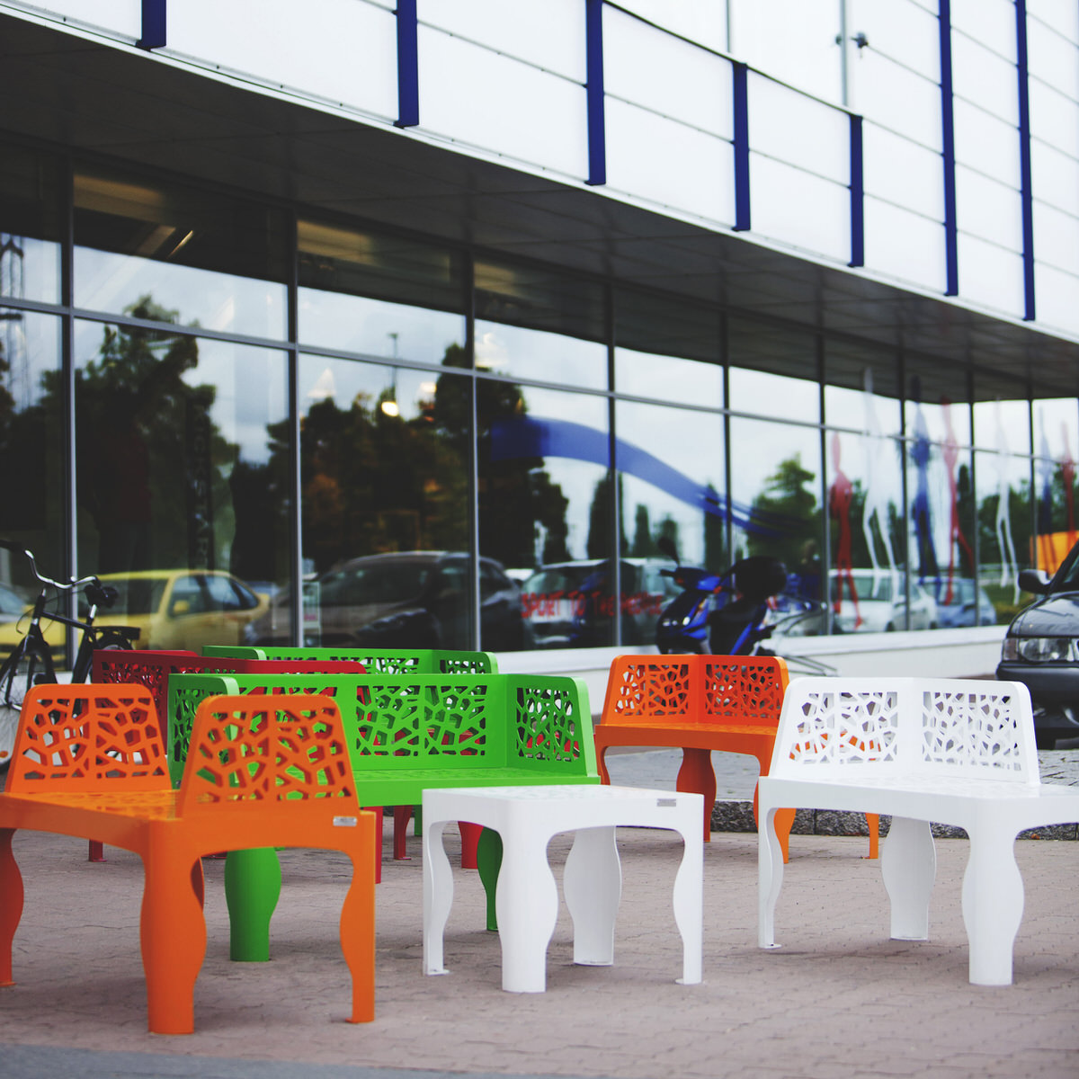 CORAL SEAT 3 metalinis lauko suoliukas2